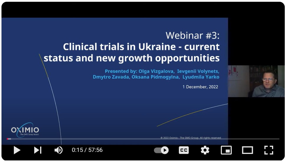 Clinical Trials in Ukraine - war update and growth opportunities